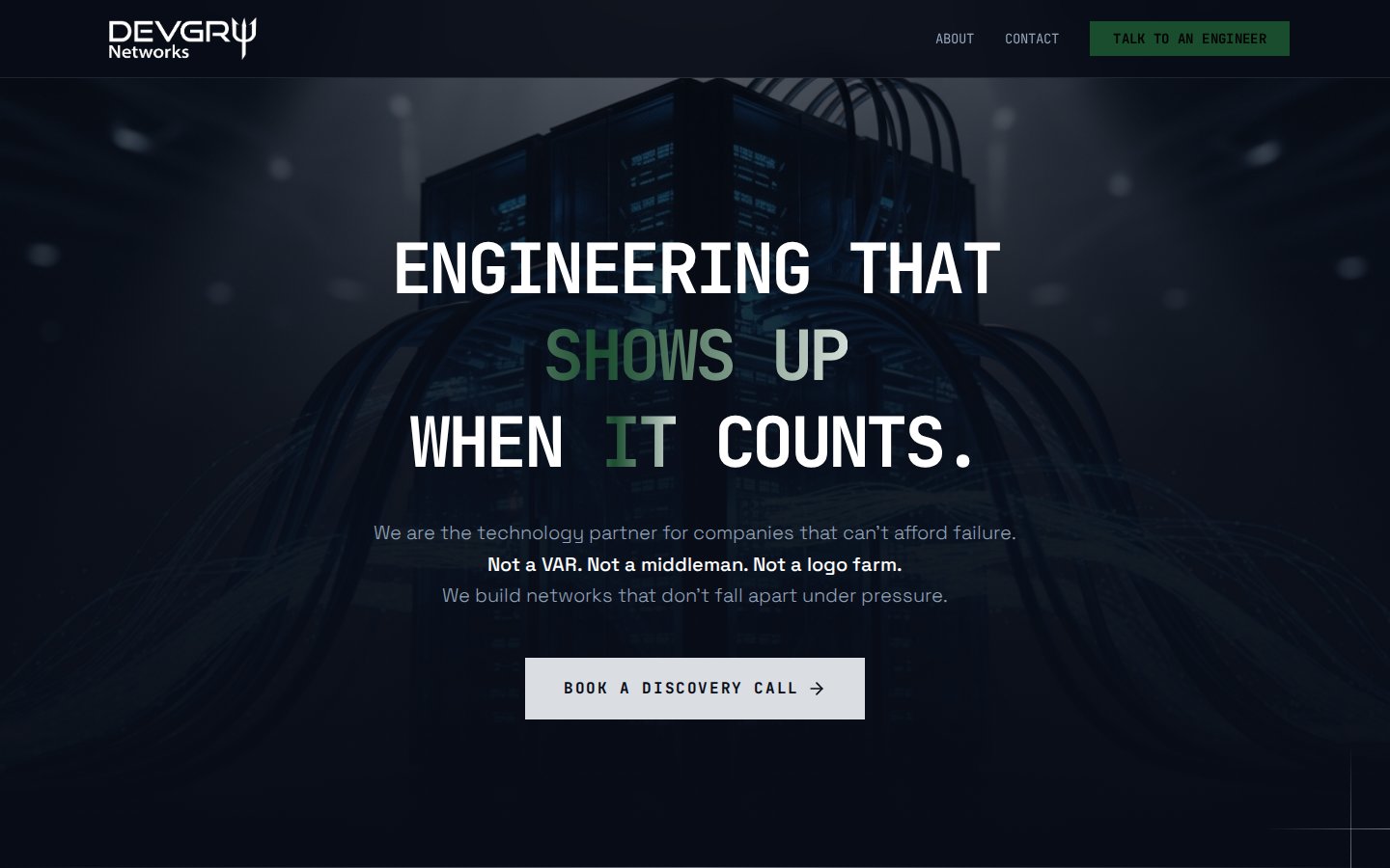 DevGru Networks website